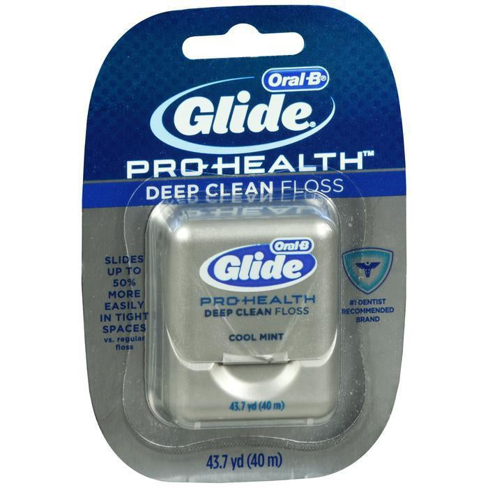 Oral-B Glide Pro-Health Deep Clean Dental Floss, Cool Mint, 40 M