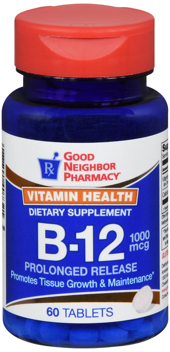 GNP Vitamin B-12 1000 MCG Prolonged Release - 60 tablets