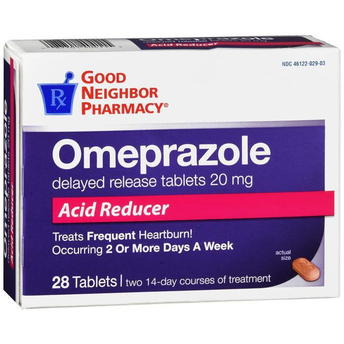 GNP Omeprazole Delayed Release Tablets - 28 count