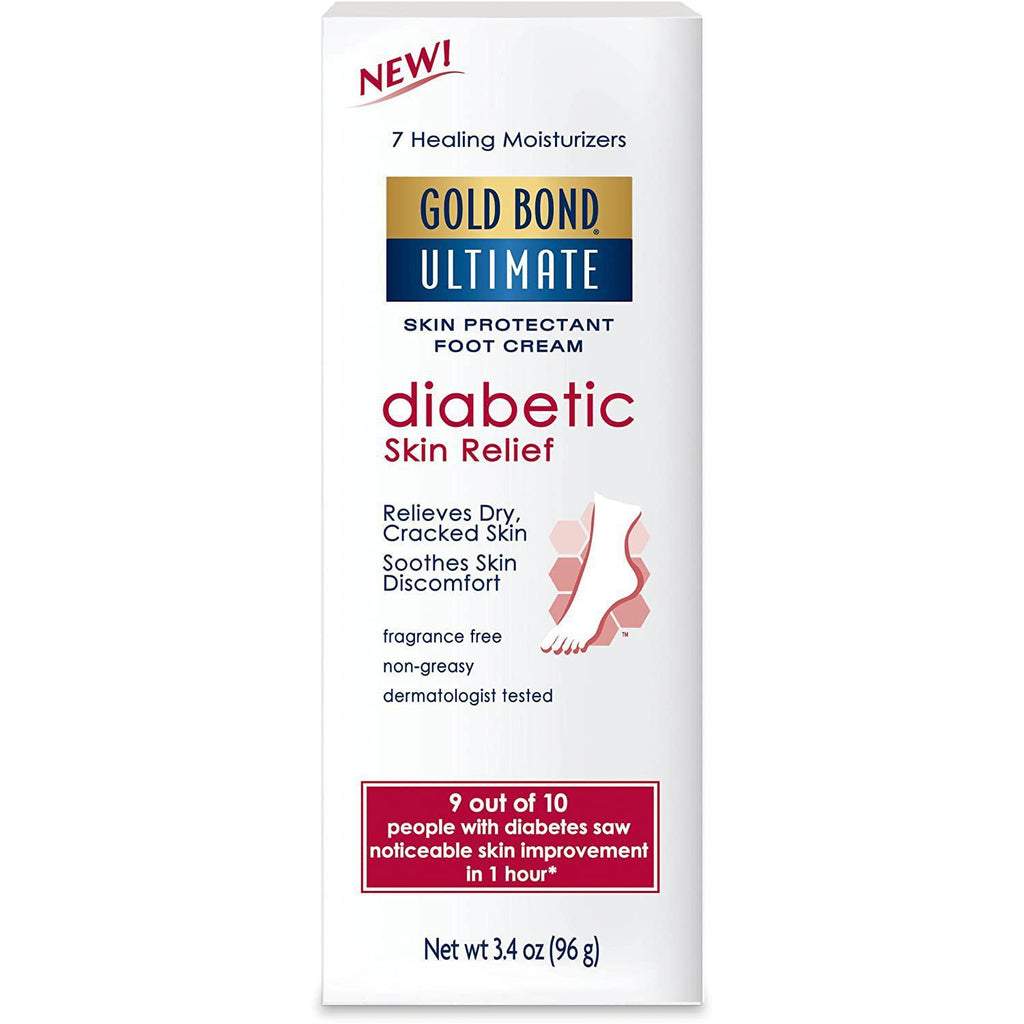 Gold Bond Ultimate Diabetic Skin Relief Foot Cream, 3.4 oz