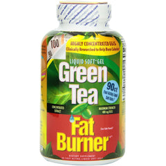 Applied Nutrition Green Tea Fat Burner, Maximum Strength with 400 mg EGCG, Fast-Acting, 90 Liquid Soft-Gels