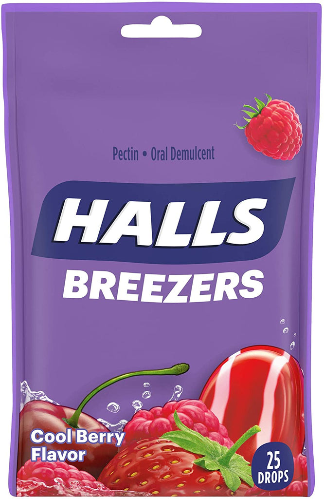 HALLS Breezers Cool Berry Drops, 25 drops*