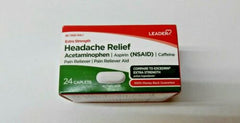Leader Extra Strength Headache Relief - 24 caplets