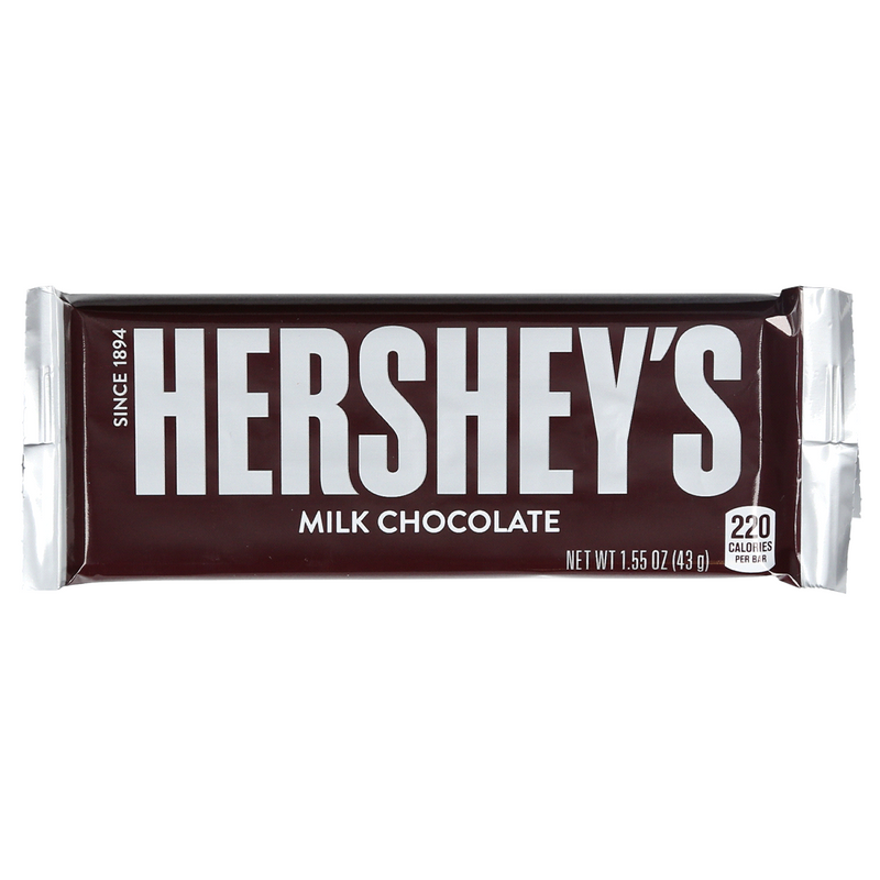 Hershey's Chocolate, Milk Chocolate, 1.55 Oz., 1 Bar