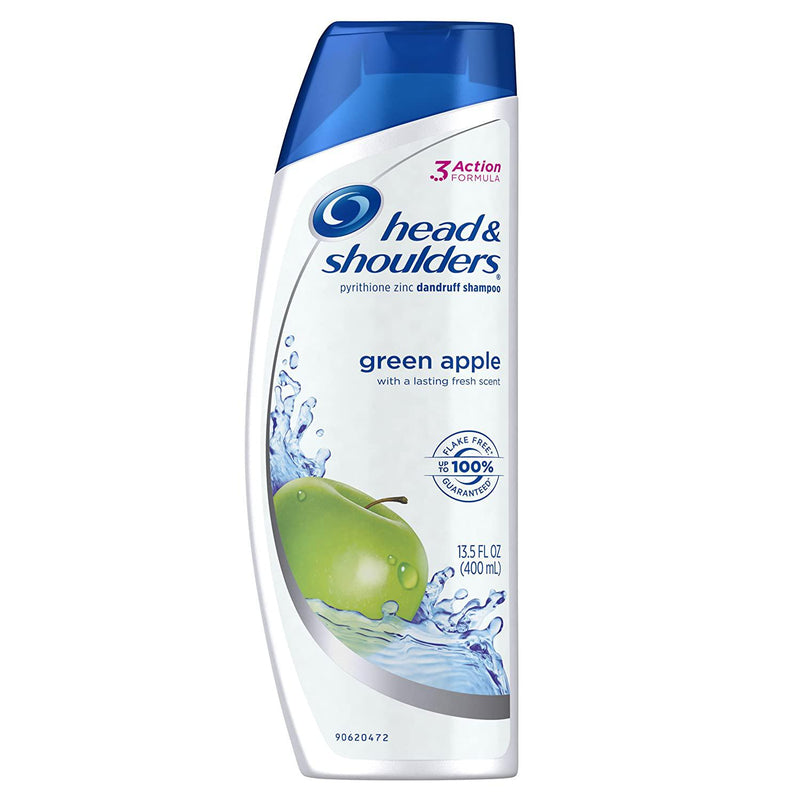 Head and Shoulders Dandruff Shampoo, Green Apple, 13.5 fl oz