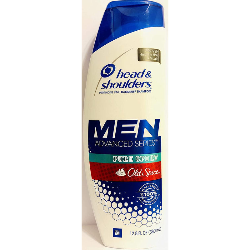 Head and Shoulders Men's Old Spice Pure Sport Dandruff Shampoo, 12.8 Fl. Oz.