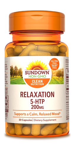 Sundown Relaxation 5-HTP Capsules, 200mg, 30 Count* UPC: 030768301743