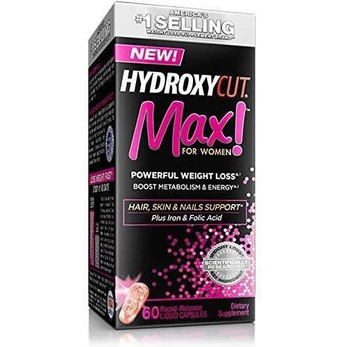 Hydroxycut Max! For Women Powerful Weight Loss, 60 Liquid Capsule