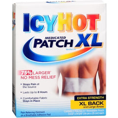 Icy Hot Extra Strength Medicated Patch, Extra Large, 3 Count