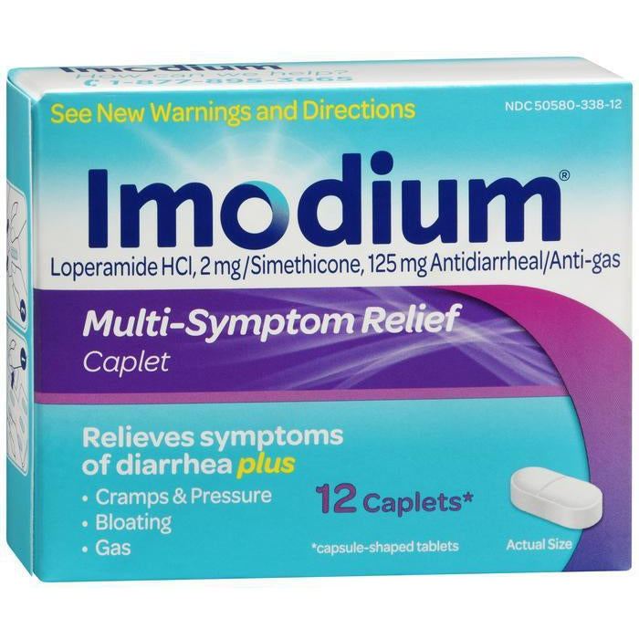 Imodium Multi-Symptom Caplets - 12 count