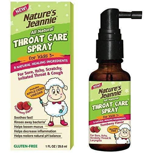 Nature's Jeannie - Natural Sore Throat Remedy, for Kids 3+, Yumberry Flavor, 1 fl oz.