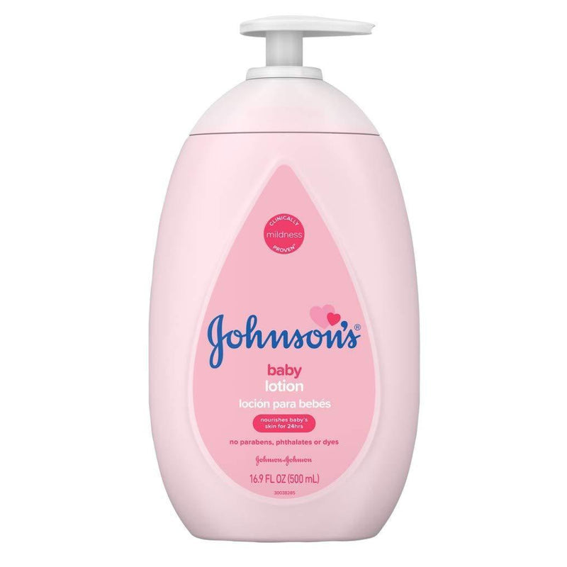 Johnsons Baby Lotion 16.9 Ounce Pump (500ml)
