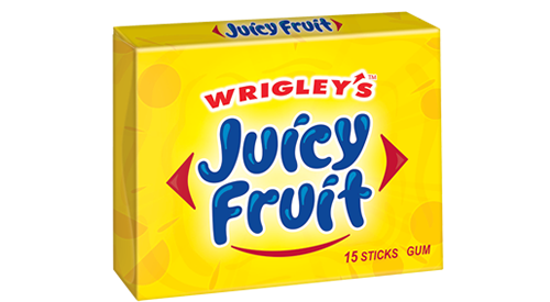 Wringley's Juicy Fruit Gum, 15 Sticks, 1 Pack