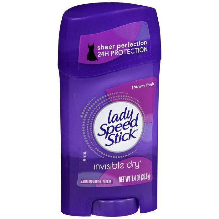 Lady Speed Stick, Invisible Dry, Shower Fresh - 1.4 oz