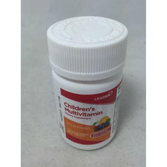 Leader Children's Multivitamin Dietary Supplement, Fruit Flavors, 30 chewable tablets