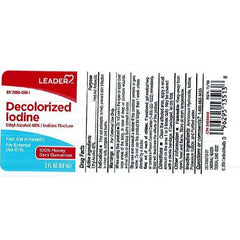 Leader Decolorized Iodine, 2 Fl Oz