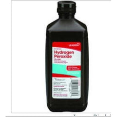 Leader Hydrogen Peroxide 3%, 16 Oz