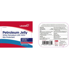 Leader Petroleum Jelly, White Petrolatum Skin Protectant, 13.75 Oz*