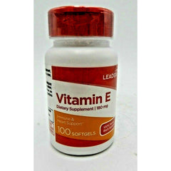 Leader Vitamin E 400 iu softgel, 100 softgels