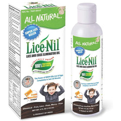 Lice-Nil Natural Head Lice Treatment Oil Kit, With Comb, 4 Oz
