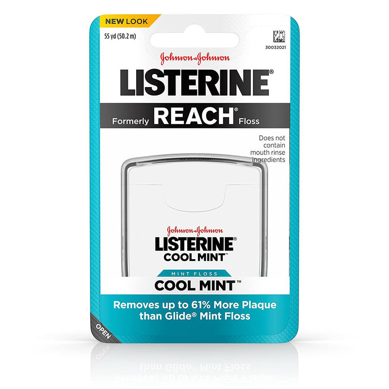 Listerine Cool Mint Interdental Floss, 55 yards