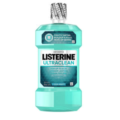 Listerine Ultraclean Oral Care Antiseptic Mouthwash, Cool Mint - 500 ml