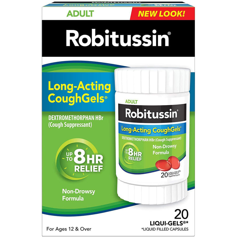 Robitussin Adult Long-Acting CoughGels (20 Count)