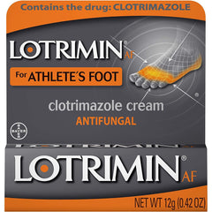 Lotrimin AF Cream for Athlete's Foot, Clotrimazole 1%, 0.42 Ounce