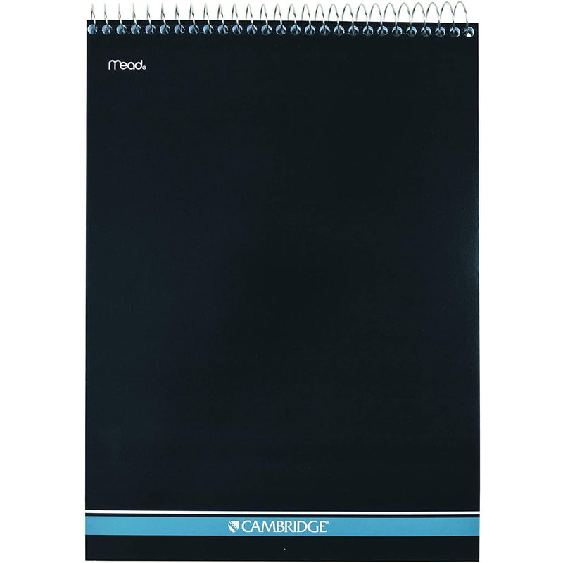 Mead Cambridge Stiff-Back Pad, College Ruled, 8.5 x 11 Inch, Navy, 70 Sheets, 1 Count
