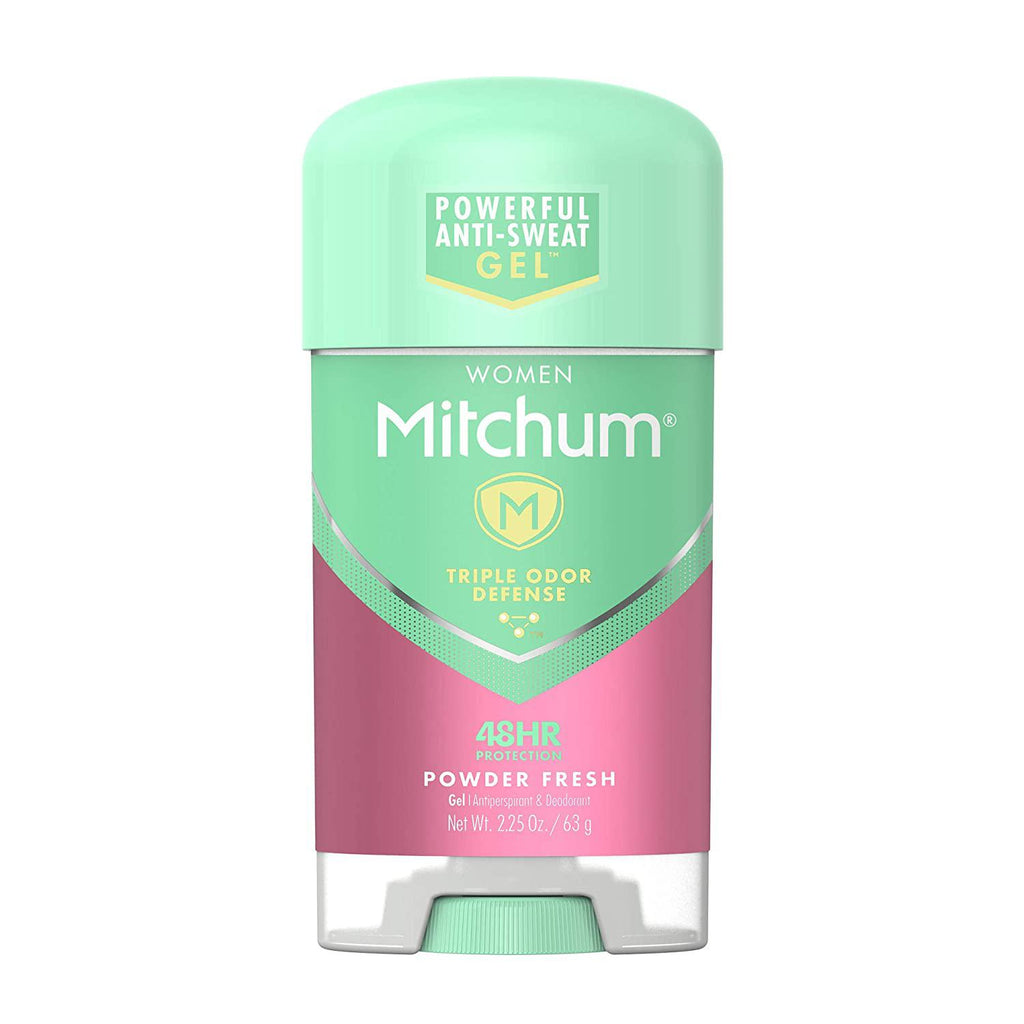 Lady Mitchum Women Gel Antiperspirant Deodorant, Powder Fresh, 2.25oz