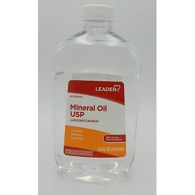 Leader Mineral Oil Lubricant Laxative Liquid - 16 oz