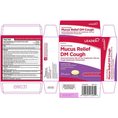 Mucus Relief Dm Cough Maximum Strength, 24 Tablets