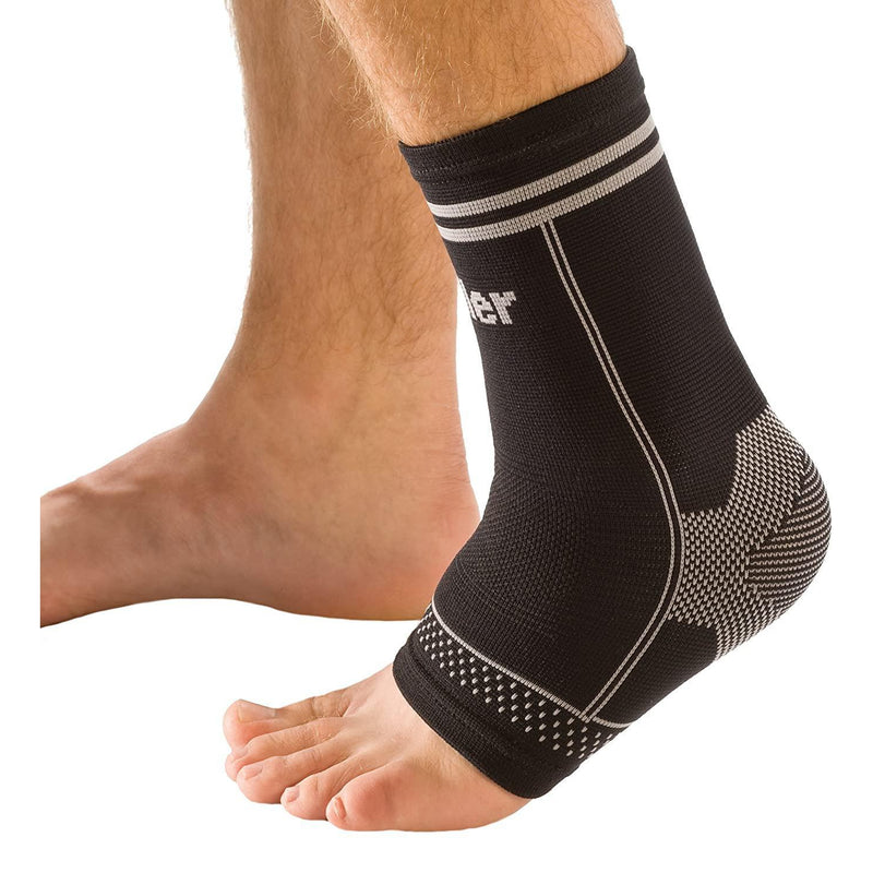 Mueller Sport Care 4-Way Stretch Ankle Support Braces Size Small/Medium, 1 Count