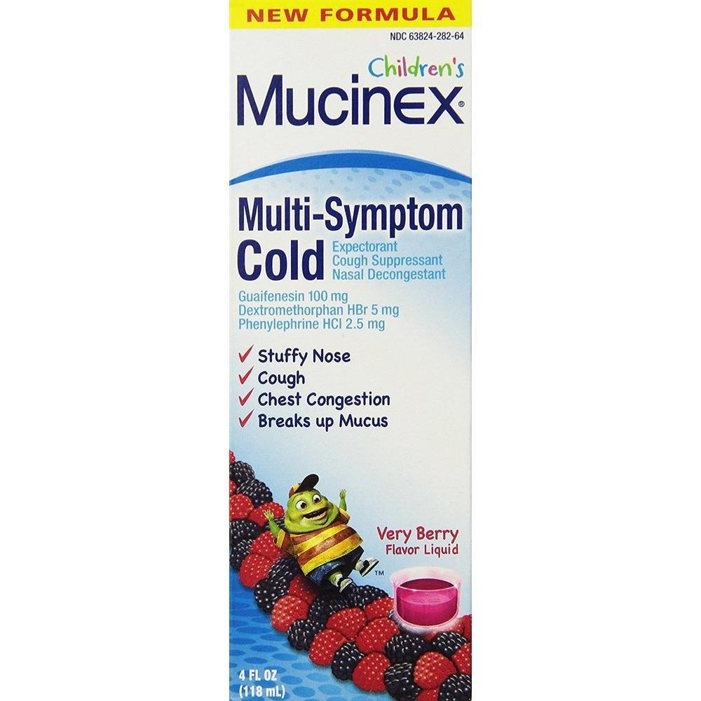 Children's Mucinex Multi-Symptom Cold, 4 fl oz