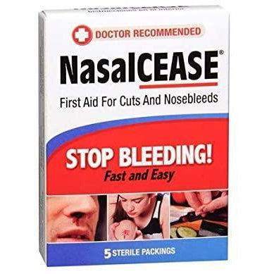NasalCEASE First Aid for Cuts and Nosebleeds, 5-Count