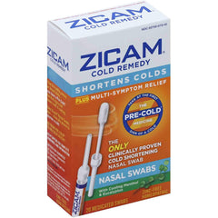 Zicam Cold Remedy Nasal Swabs with Cooling Menthol & Eucalyptus, 20 Count
