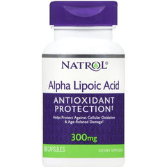 Natrol Alpha Lipoic Acid 300 Milligrams, 50 capsules*