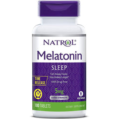 Natrol Melatonin Time Release Tablets, 5mg, 100 Count*