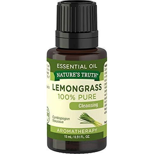 Nature's Truth Cleansing 100% Pure Essential Oil, Lemongrass, 0.51 Fluid Ounce