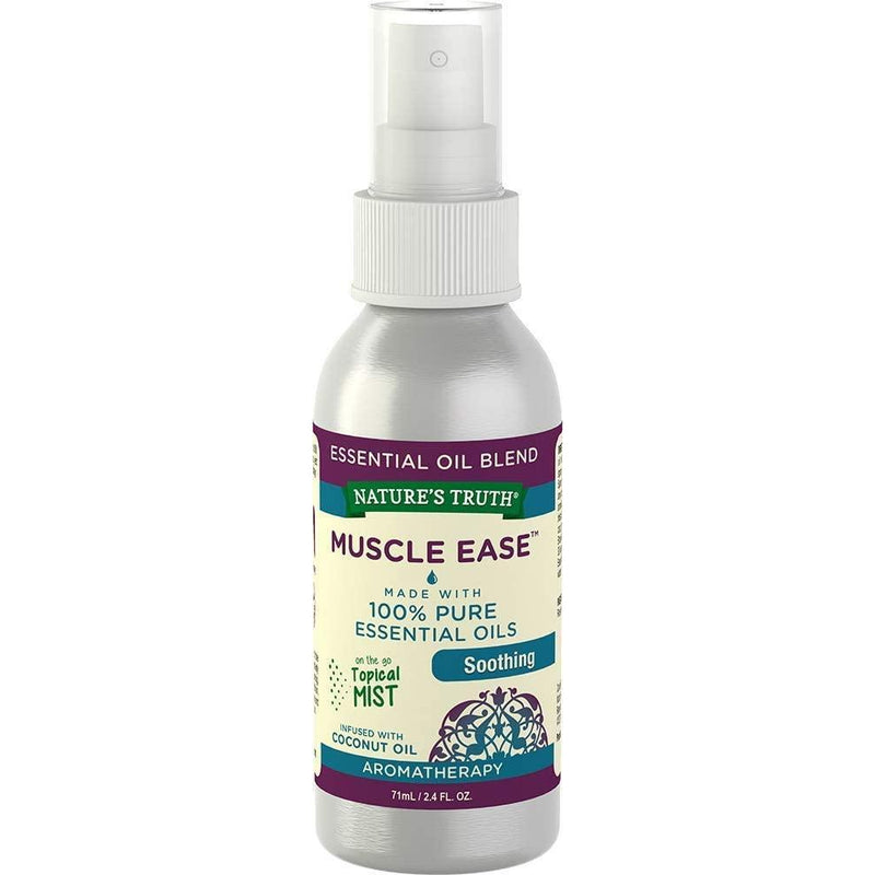 Nature's Truth Muscle Ease Soothing Mist Aromatherapy Essential Oil Blend, 2.4 oz