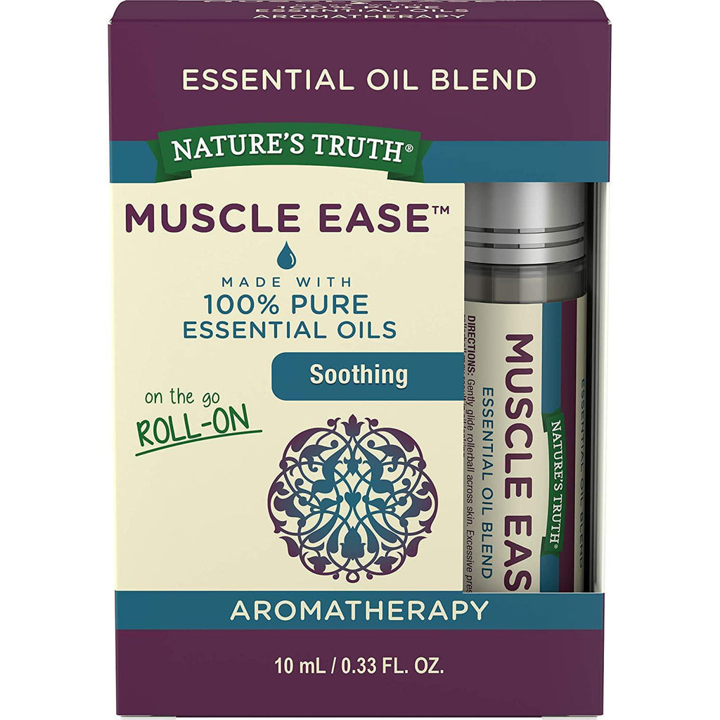 Nature's Truth Essential Oil Roll-On Blend, Muscle, 0.33 Fluid Ounce