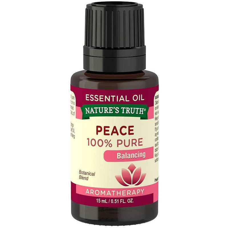 Nature's Truth Balancing 100% Pure Essential Oil, Peace, 0.51 Fluid Ounce