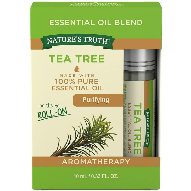 Nature's Truth Essential Oil Roll-On Blend, Tea Tree, 0.33 Fluid Ounce