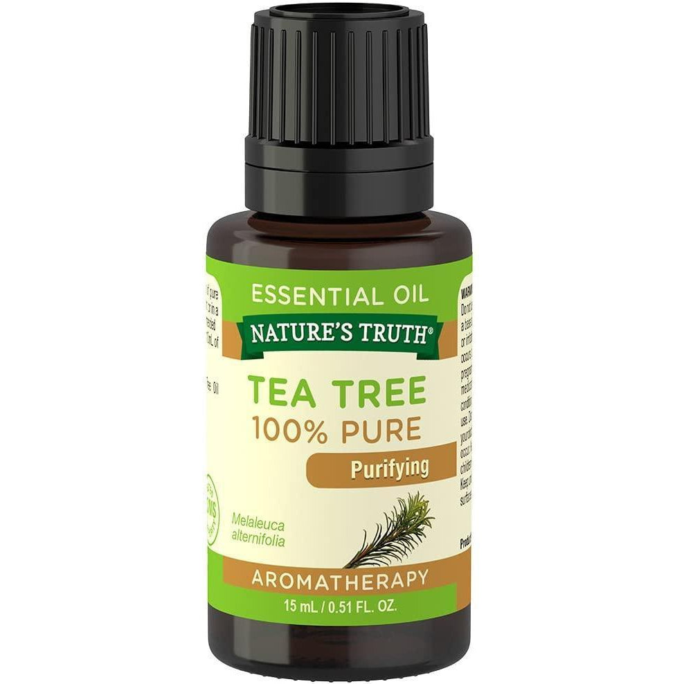 Nature's Truth Purifying 100% Pure Essential Oil, Tea Tree, 0.51 Fluid Ounce