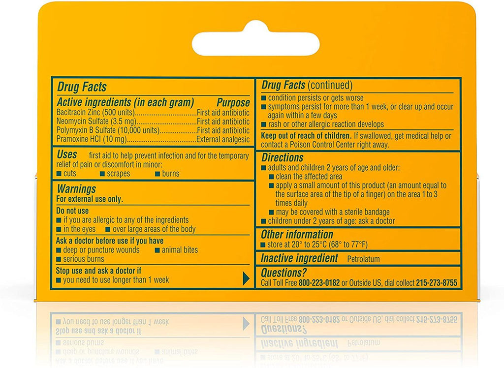 Neosporin + Maximum-Strength Pain Relief Dual Action Ointment, 0.5 Oz ...