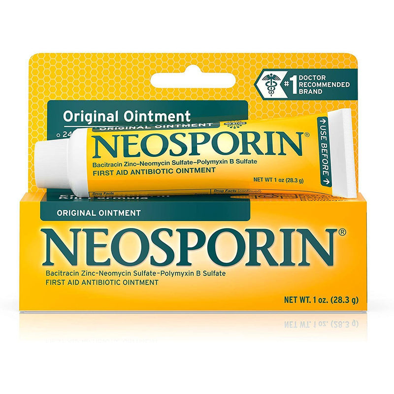 Neosporin Original First Aid Antibiotic Ointment with Bacitracin Zinc, 1 Oz