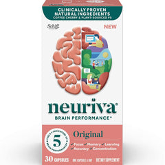 NEURIVA Original Brain Performance, Brain Support Supplement, 30 Capsules