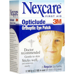 Nexcare Opticlude Orthoptic Eye Patches Regular Size, 20 Count*