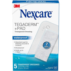 Nexcare Absolute Waterproof Premium Adhesive Pads, 2.375