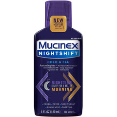 MUCINEX Nightshift Cold & Flu Liquid 6 fl. oz.